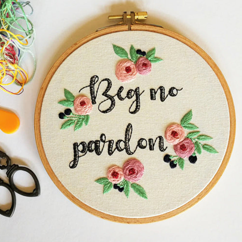 Embroidery handmade kit