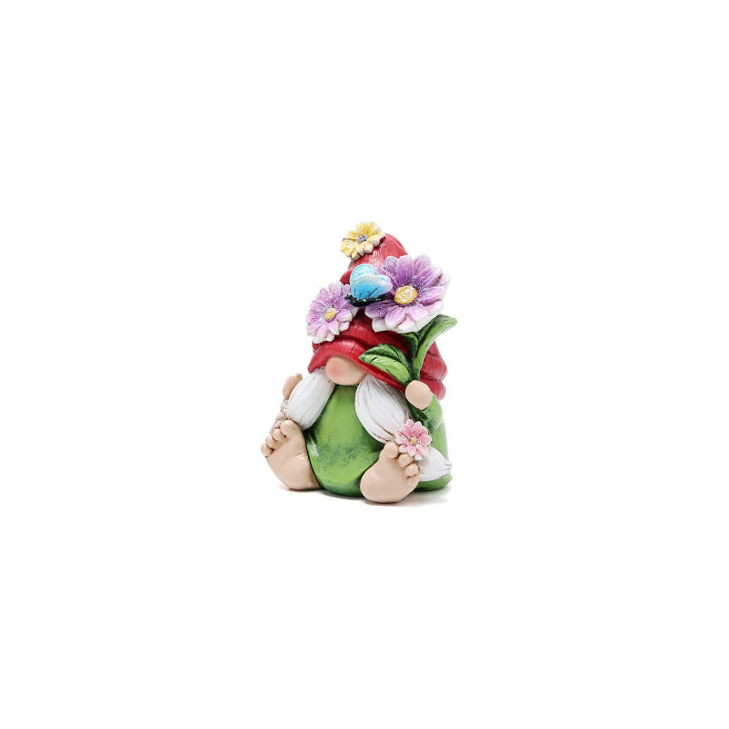 Resin Crafts Flower Elf Statue