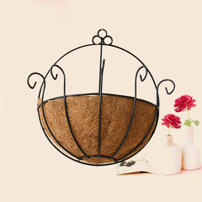 Creative Arts And Crafts Tieyi Coconut Brown Flower Pot